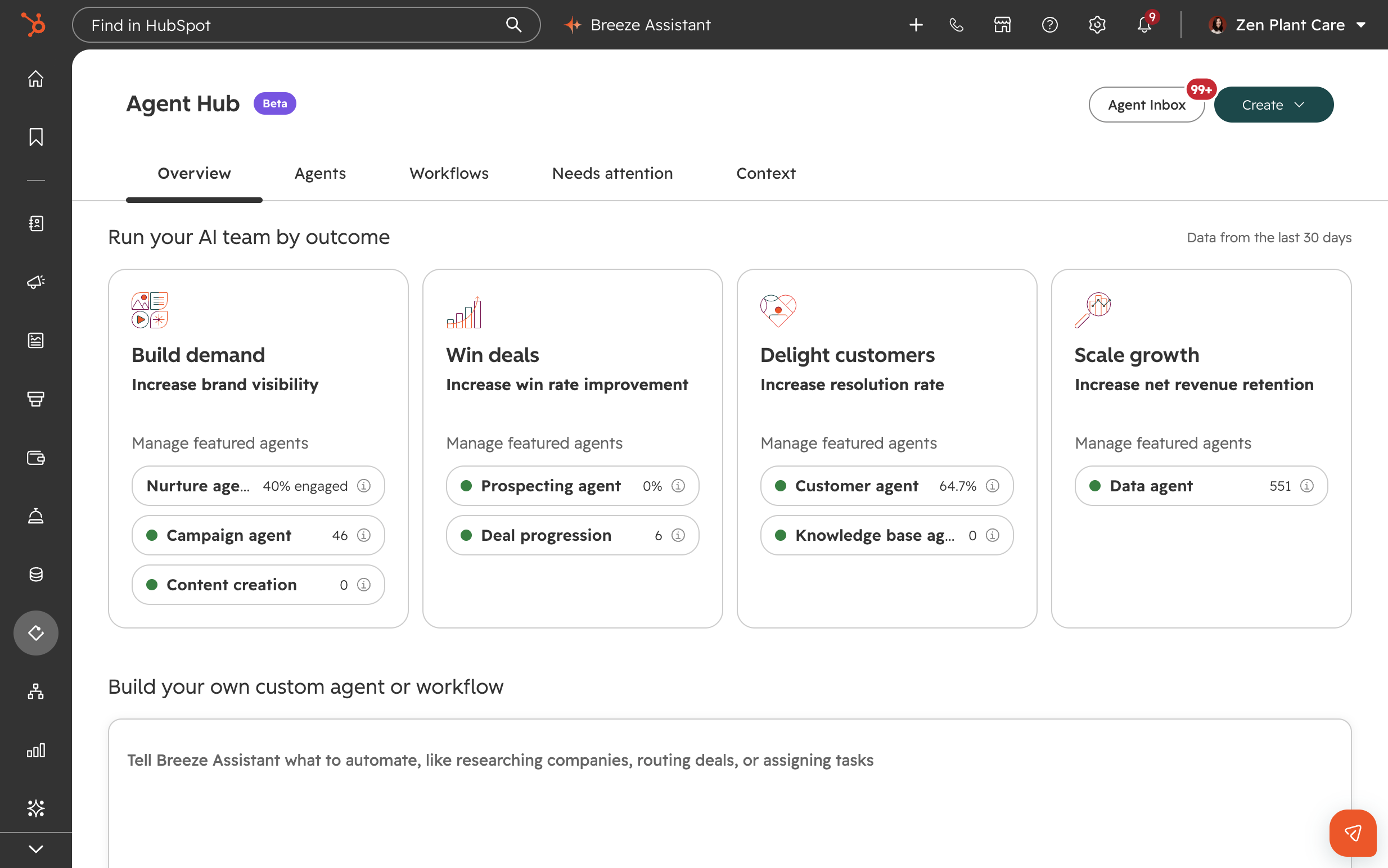 Agent Hub HubSpot