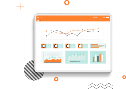 Inbound Sales CRM - Mockup Tablet Inbound Sales CRM - Mockup Tablet