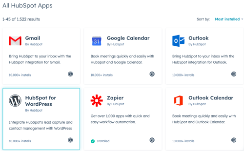 Marketplace HubSpot