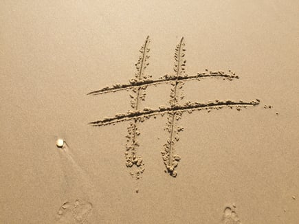 hashtagas are a great content creation tip for social media